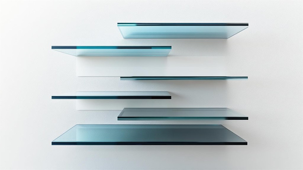 Estantes de cristal: elegancia y resistencia para tu hogar