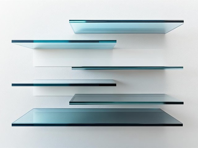 Estantes de cristal: elegancia y resistencia para tu hogar